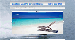 Desktop Screenshot of captainjacksjetskirentals.com