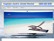 Tablet Screenshot of captainjacksjetskirentals.com